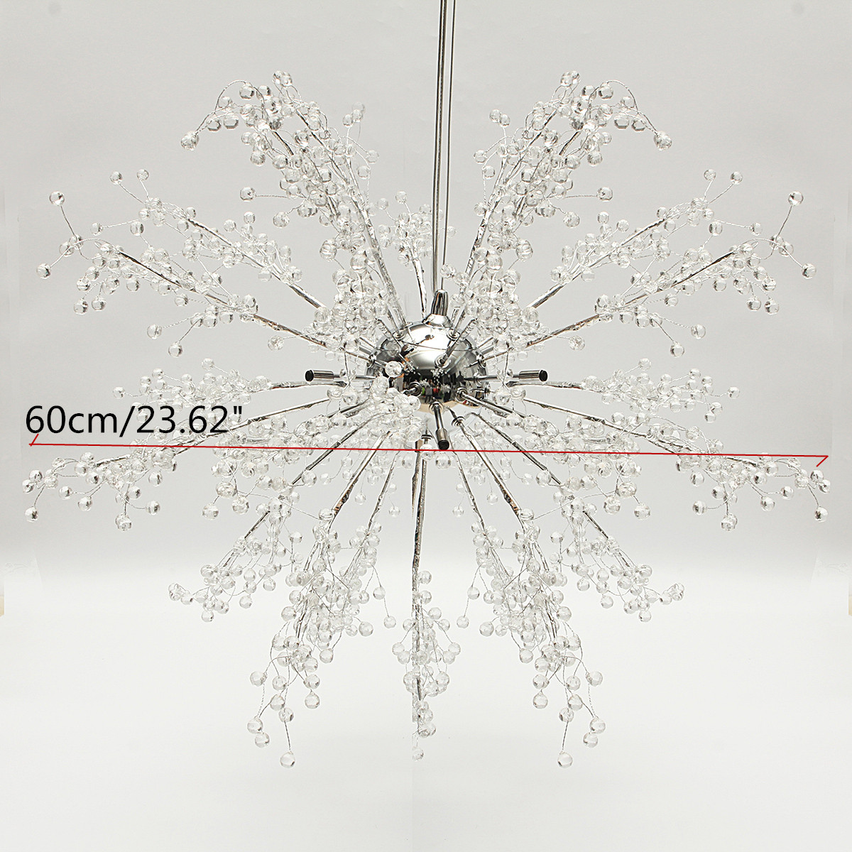 LED Kronleuchter Deckenlampe Deckenleuchte Wohnzimmer Leuchte 60cm