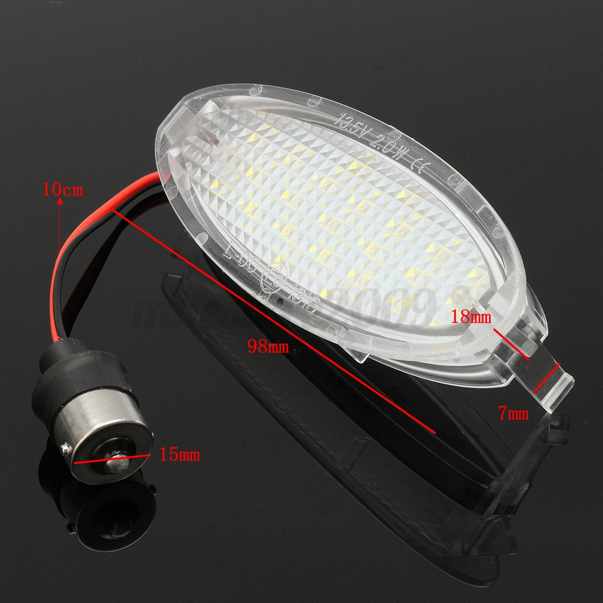 For Vauxhall Opel Astra F Corsa B Vectra 24LED License Number Plate Light Canbus - Picture 10 of 10