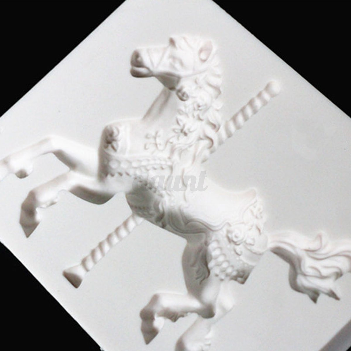 Silicone Carousel Horse Fondant Mold Cake Decorating ...