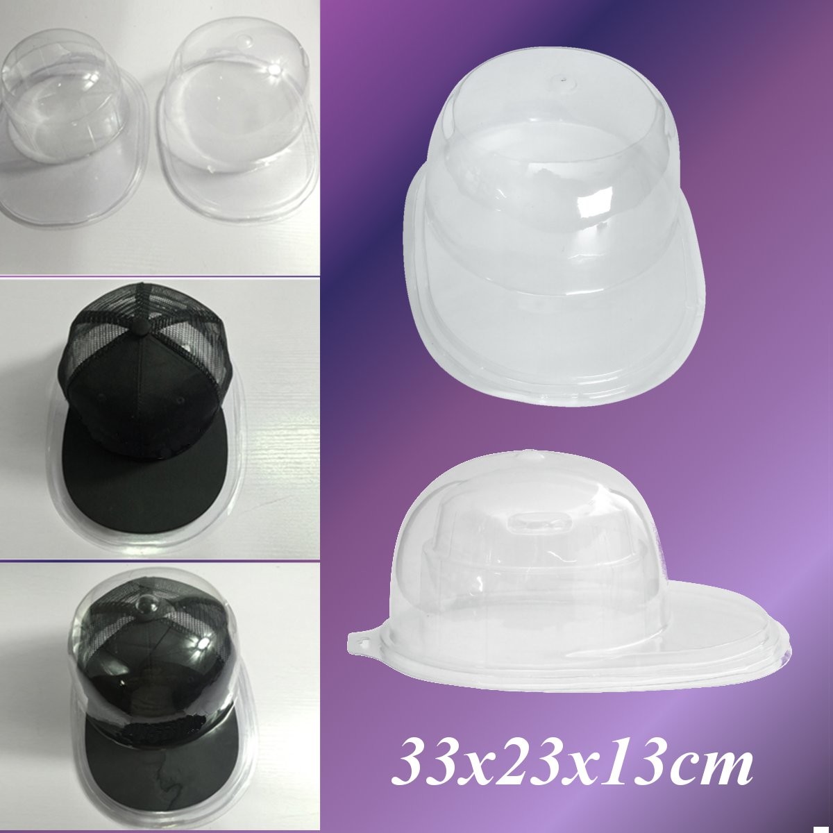 clear baseball cap