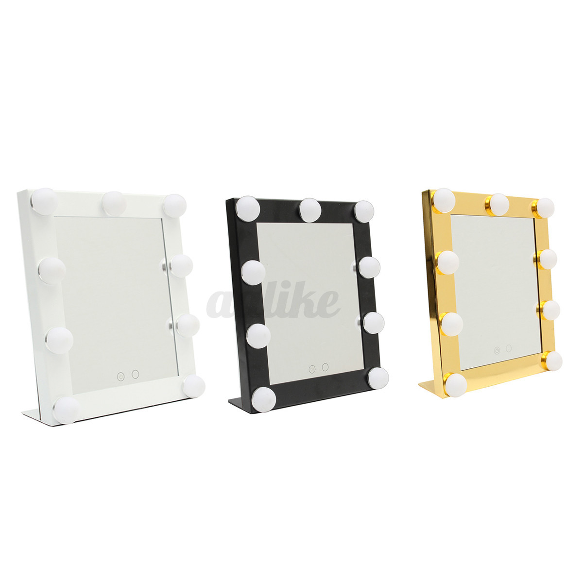 LED Vanity Lighted Hollywood Makeup Mirror with lights Dimmer Stage Beauty Touch eBay