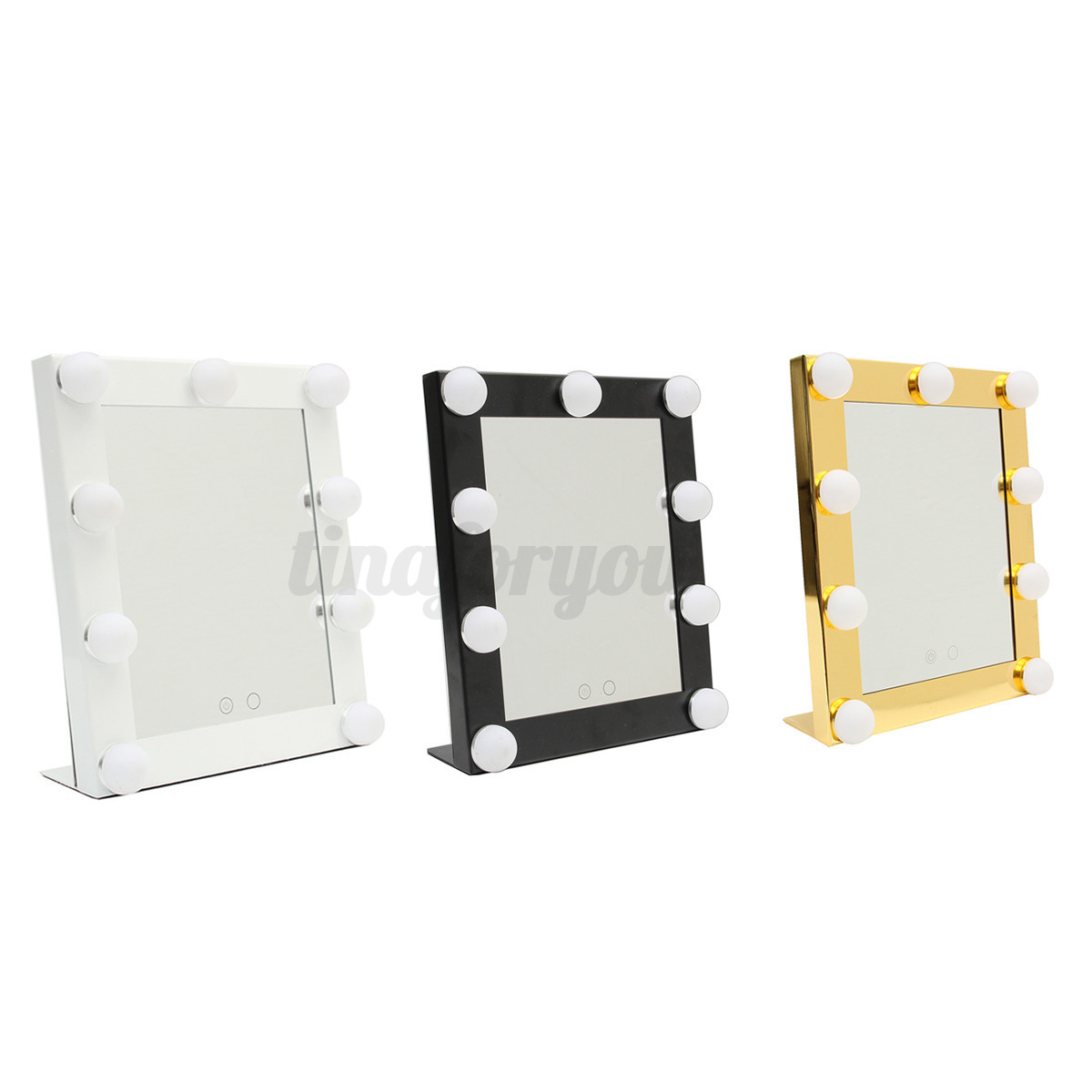 Vanity Lighted Hollywood Makeup Mirror with lights Dimmer Stage Beauty Touch eBay