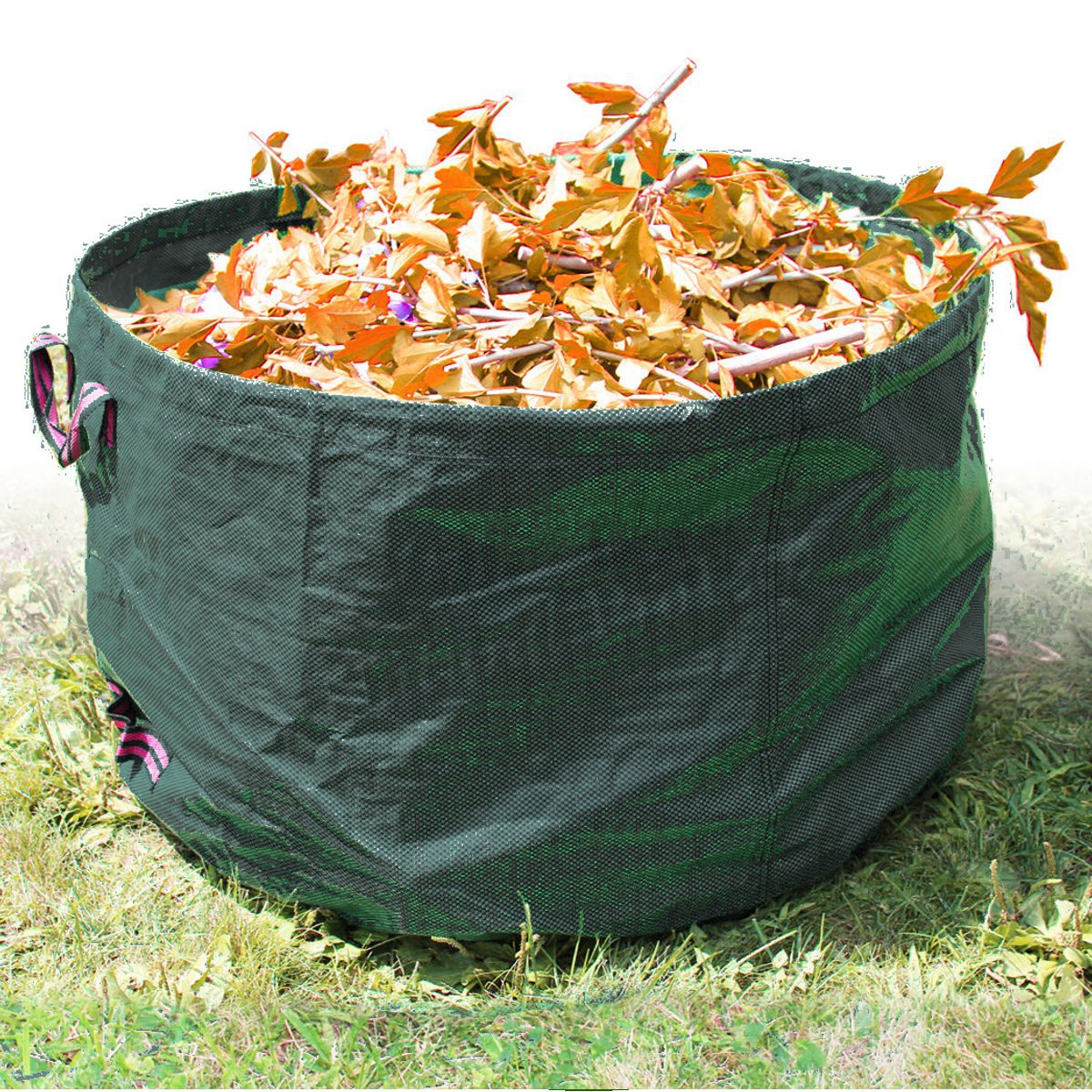 Reusable Lawn Leaf Grass Utility Bag 8.5 Cubic for Garden Yard Waste 80x46cm