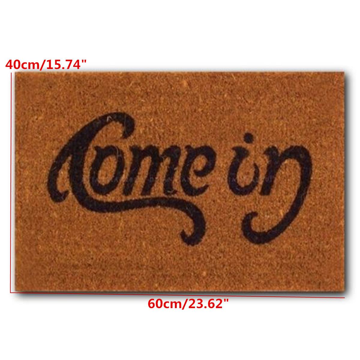 Welcome Go Away Come In Doormat Ndoor Outdoor Rubber Floor Mat Non