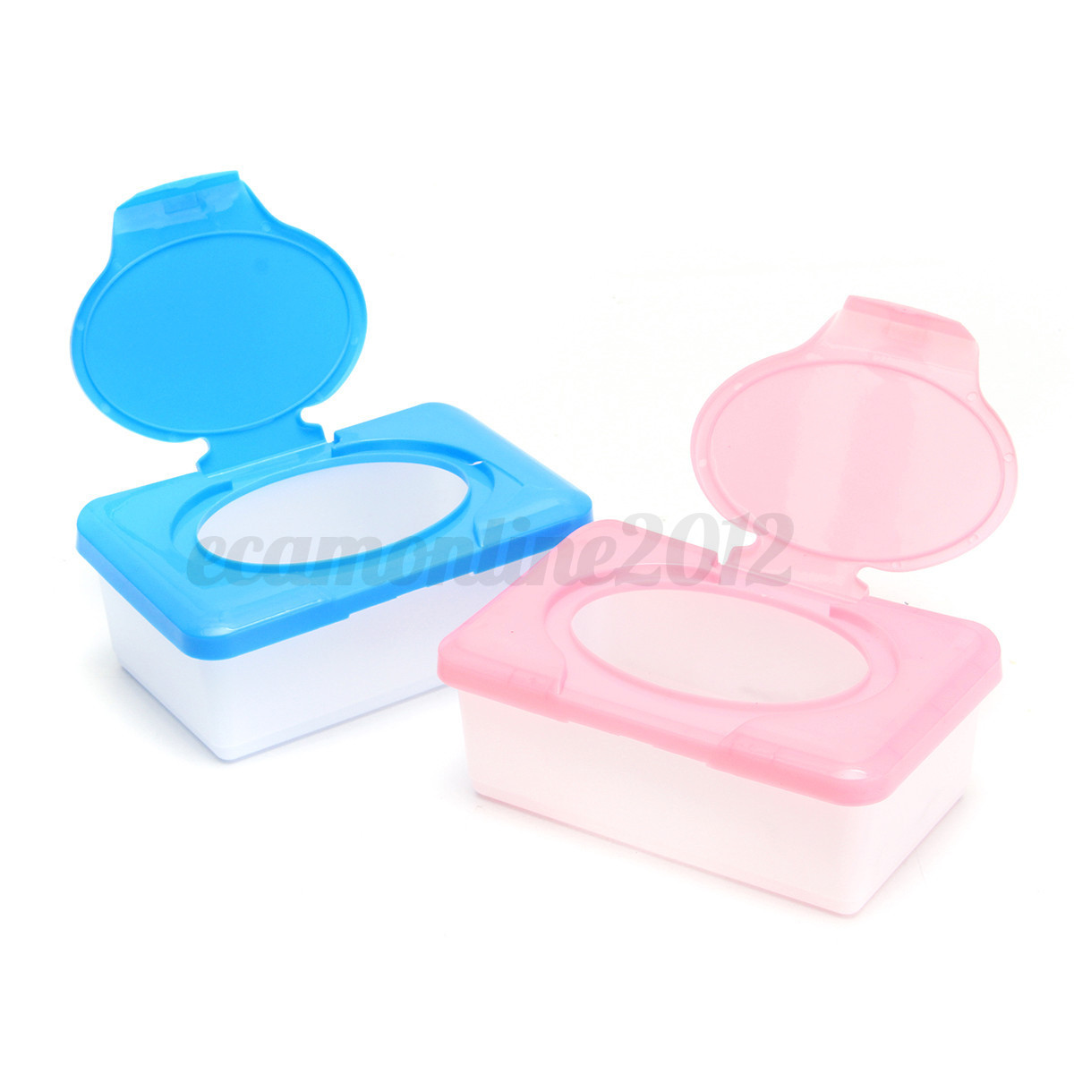 Kunststoff Baby Feuchttücher Pflegetücher Boxen Box Case für nass