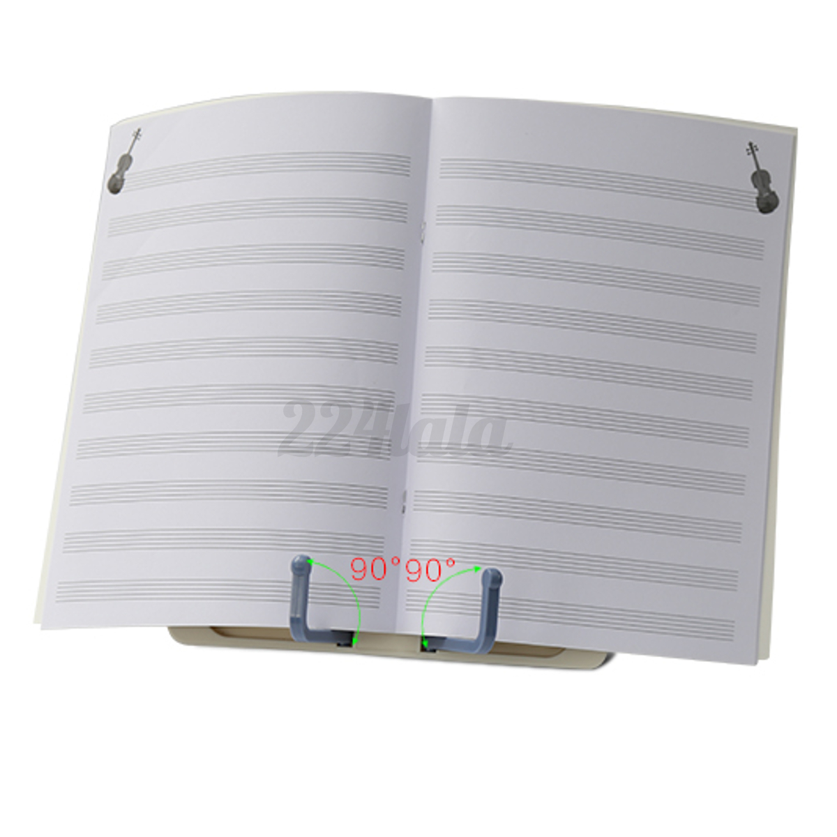 Folding Desktop Sheet Music Stand Holder Adjustable Table 