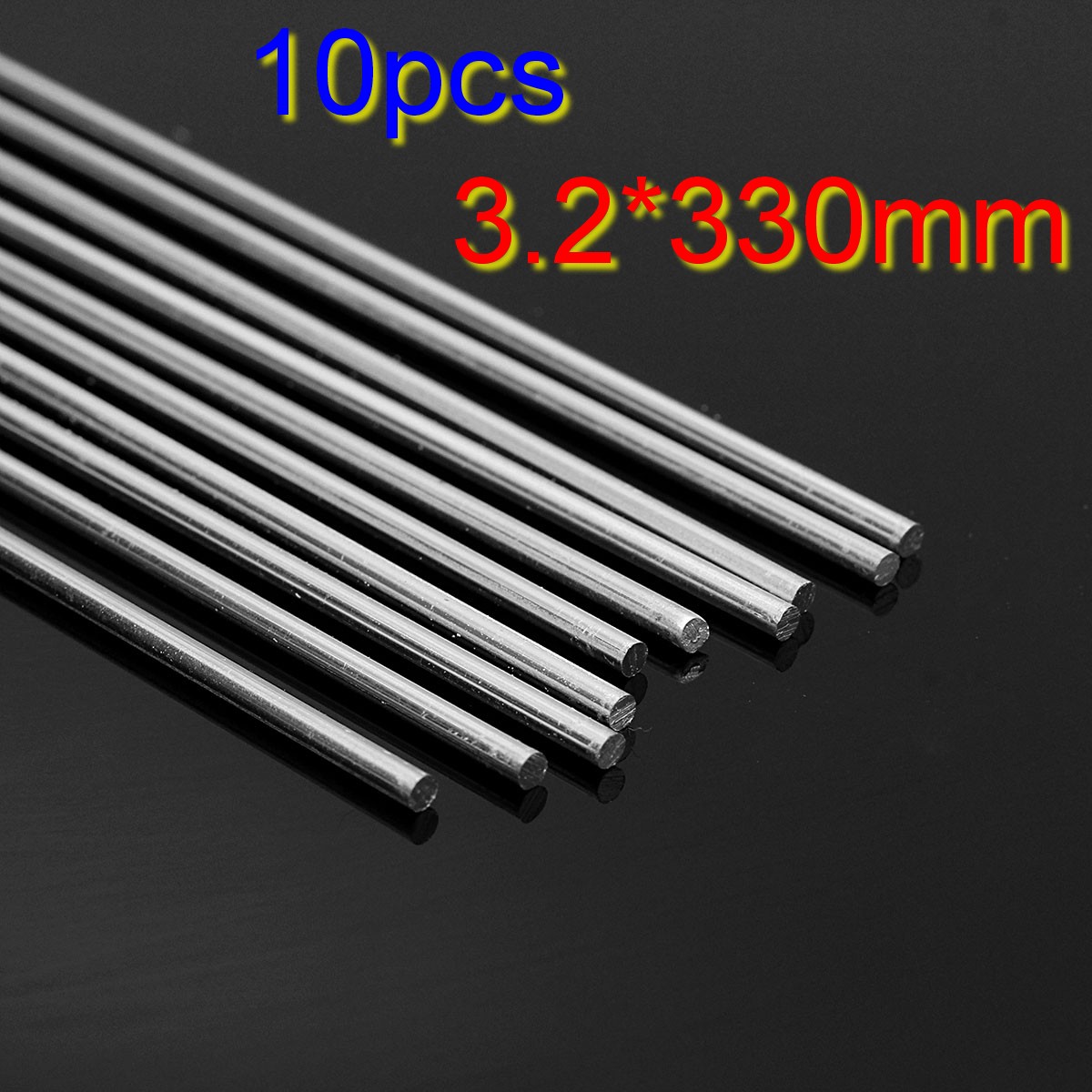 3.2mm Aluminium Low Temperature Welding Soldering Brazing Rod 230mm 10PCS