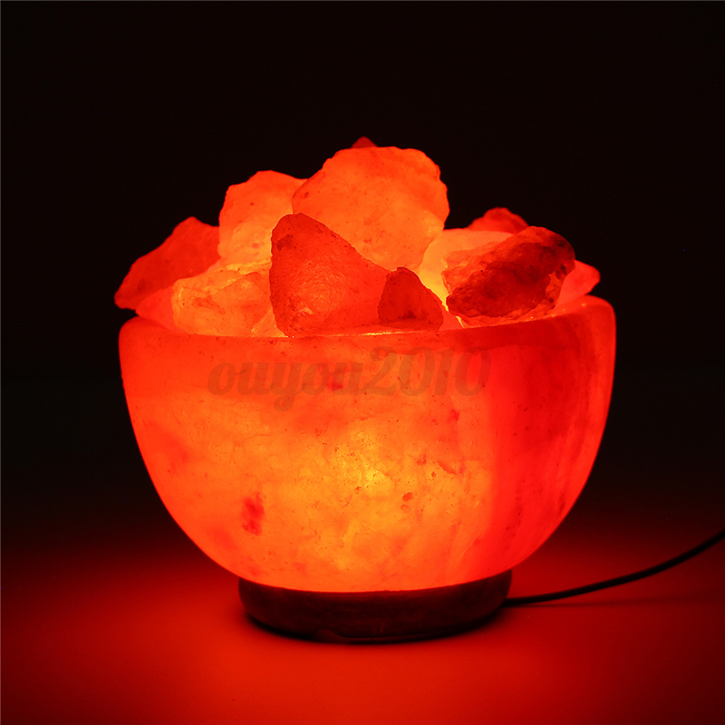 Himalayan Glow Hand Carved Natural Crystal Salt Lamp w/ Dimmer Switch 1-15Kgs