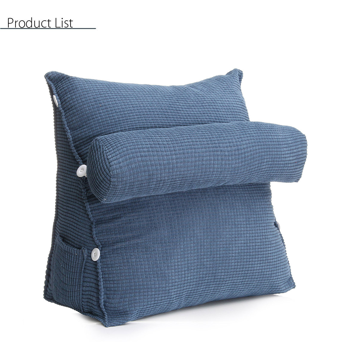 Back Wedge Bed Reading Pillow | pearl wool back wedge pillow reading bedrest rest support Back Wedge Bed Reading Pillow | pearl wool back wedge pillow reading bedrest rest support