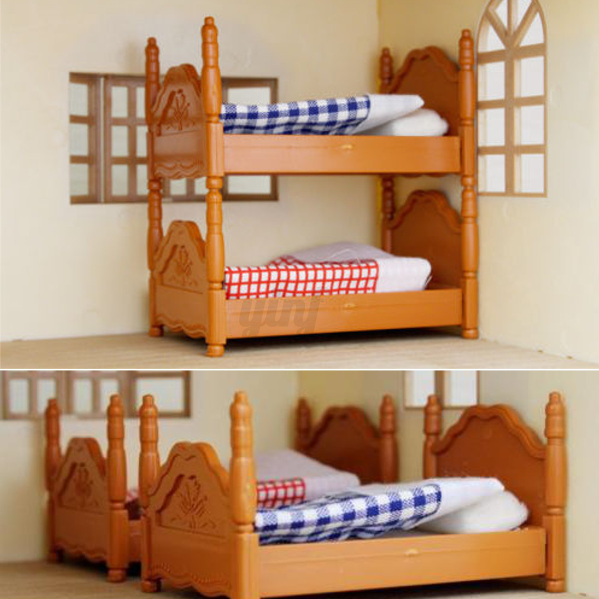 Plastic Bunk Bed Miniature Dolls House Furniture Set Bedroom Kids Details About Plastic Bunk Bed Miniature Dolls House Furniture Set Bedroom Kids Role Play Toy