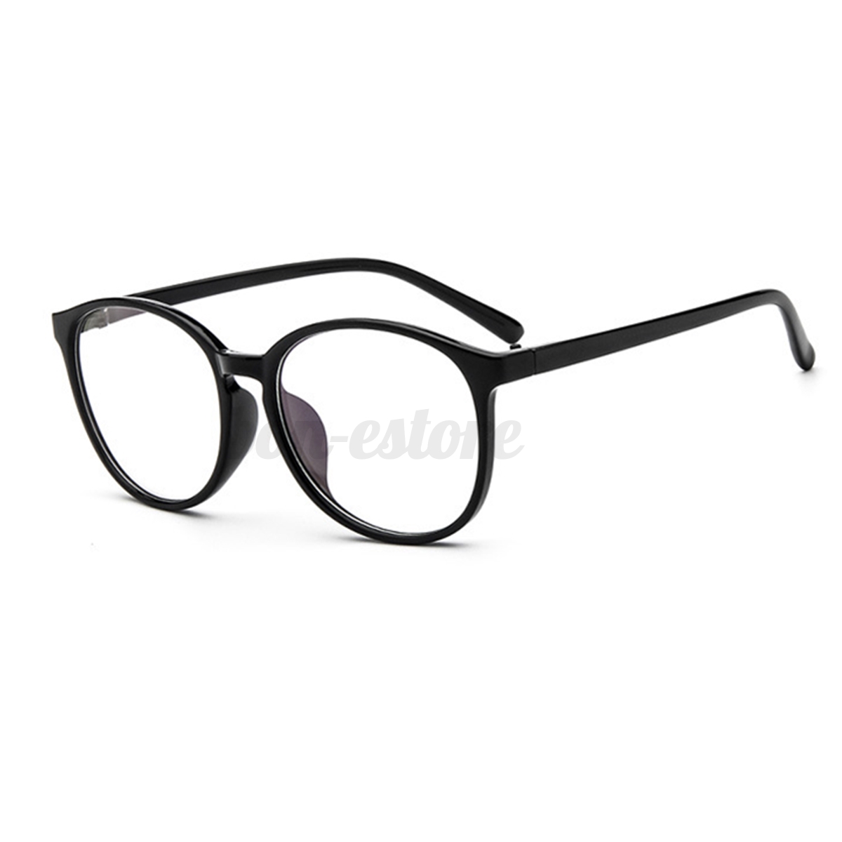 Fashion Eyeglasses Men Women Clear Plain Lens Large Oval ...