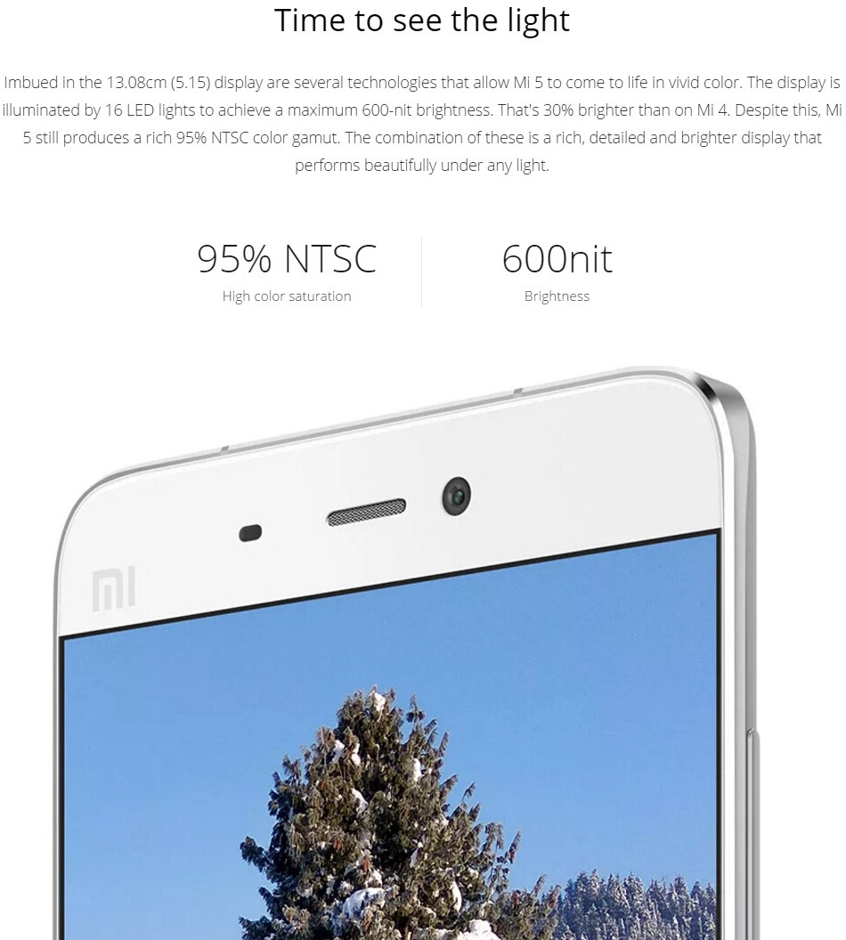 Xiaomi mi5 64gb 4g smartphone coupons