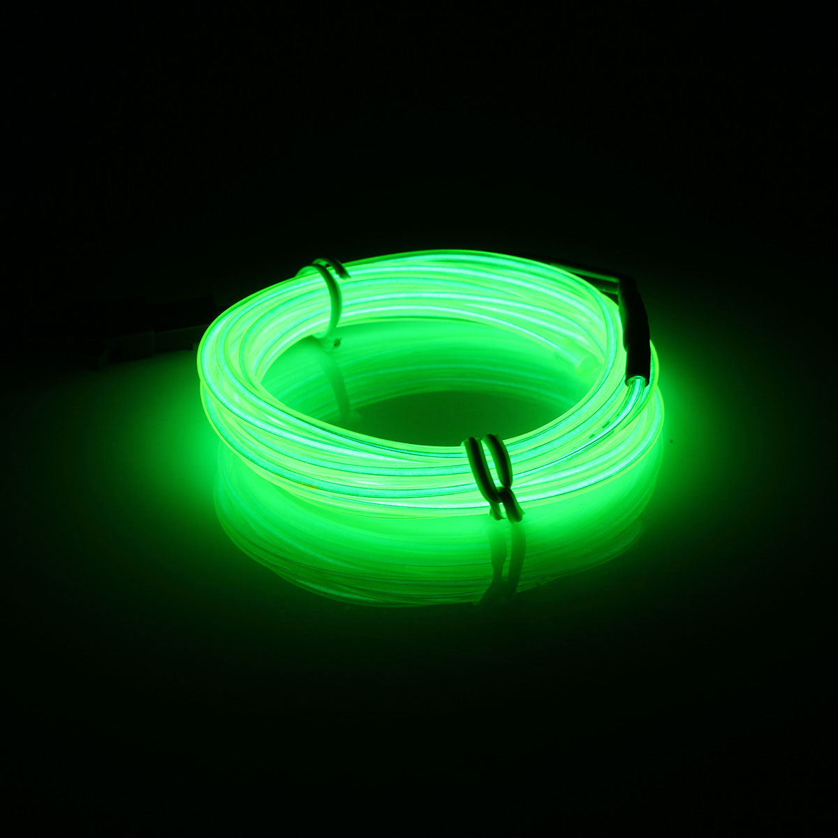 2m led flexible neon light glow el tube cool wire neon light decor