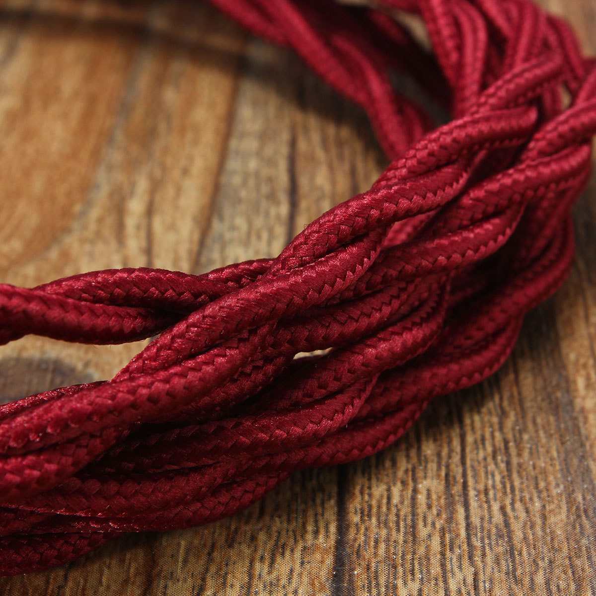 1 10m Twisted Braided Lighting 0 75mm 2 Core Fabric Cable Flex Lamp 1 10m Twisted Braided Lighting 0 75mm 2
