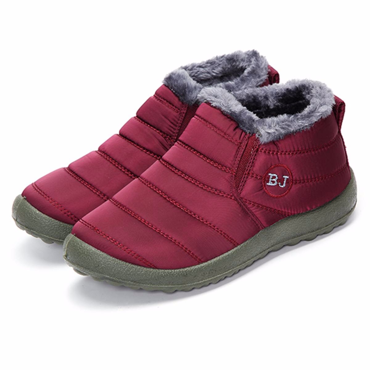 flat slip on ankle boots