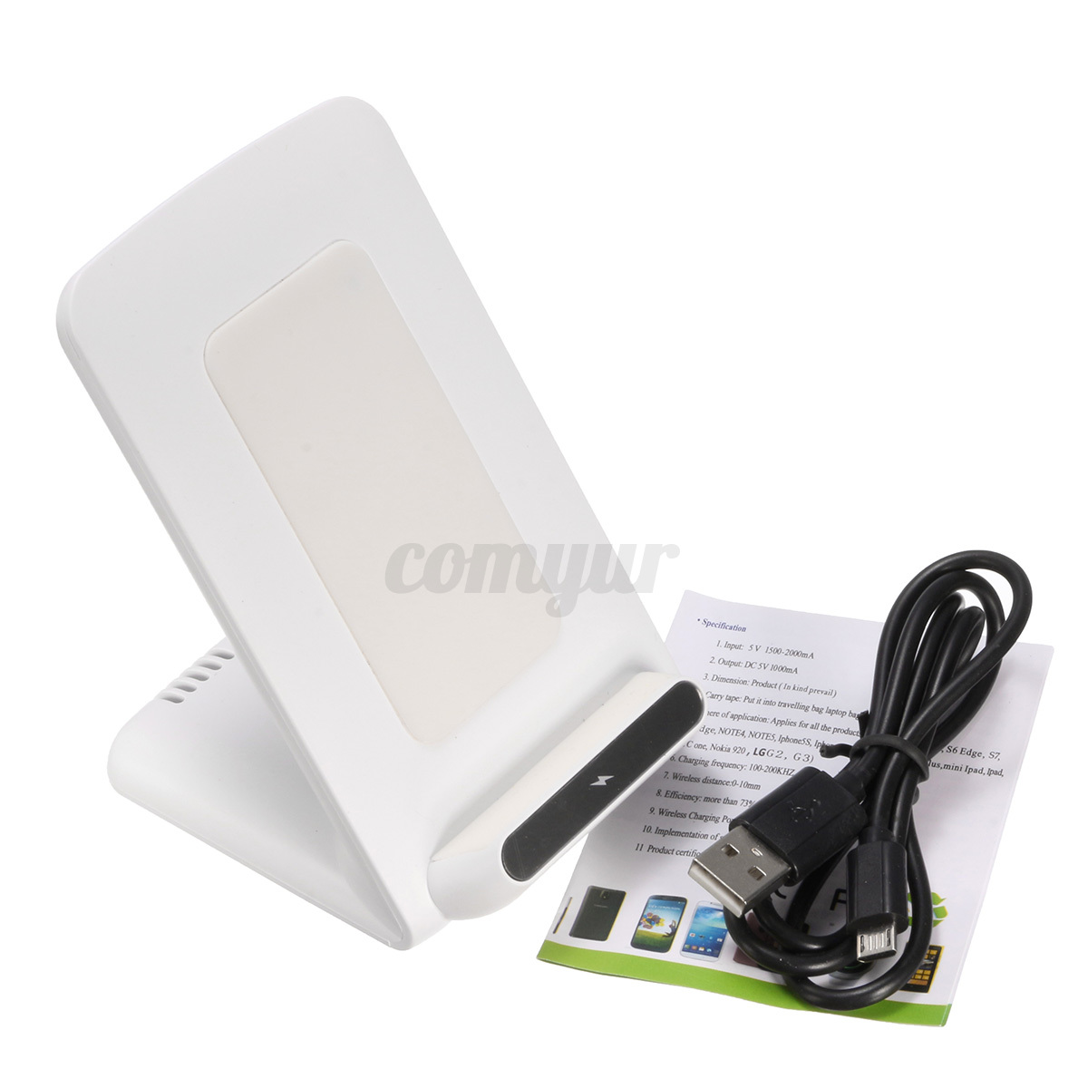 Fast Wireless Charger 10W 2 coil QI Extra Fast Wireless