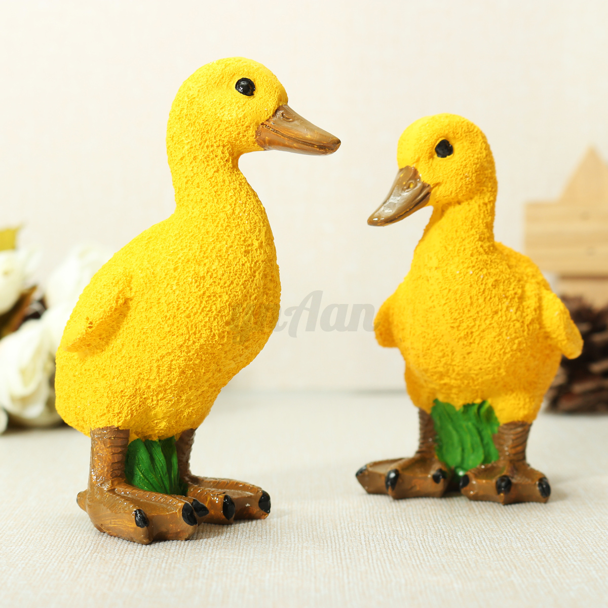 resin duck garden ornaments