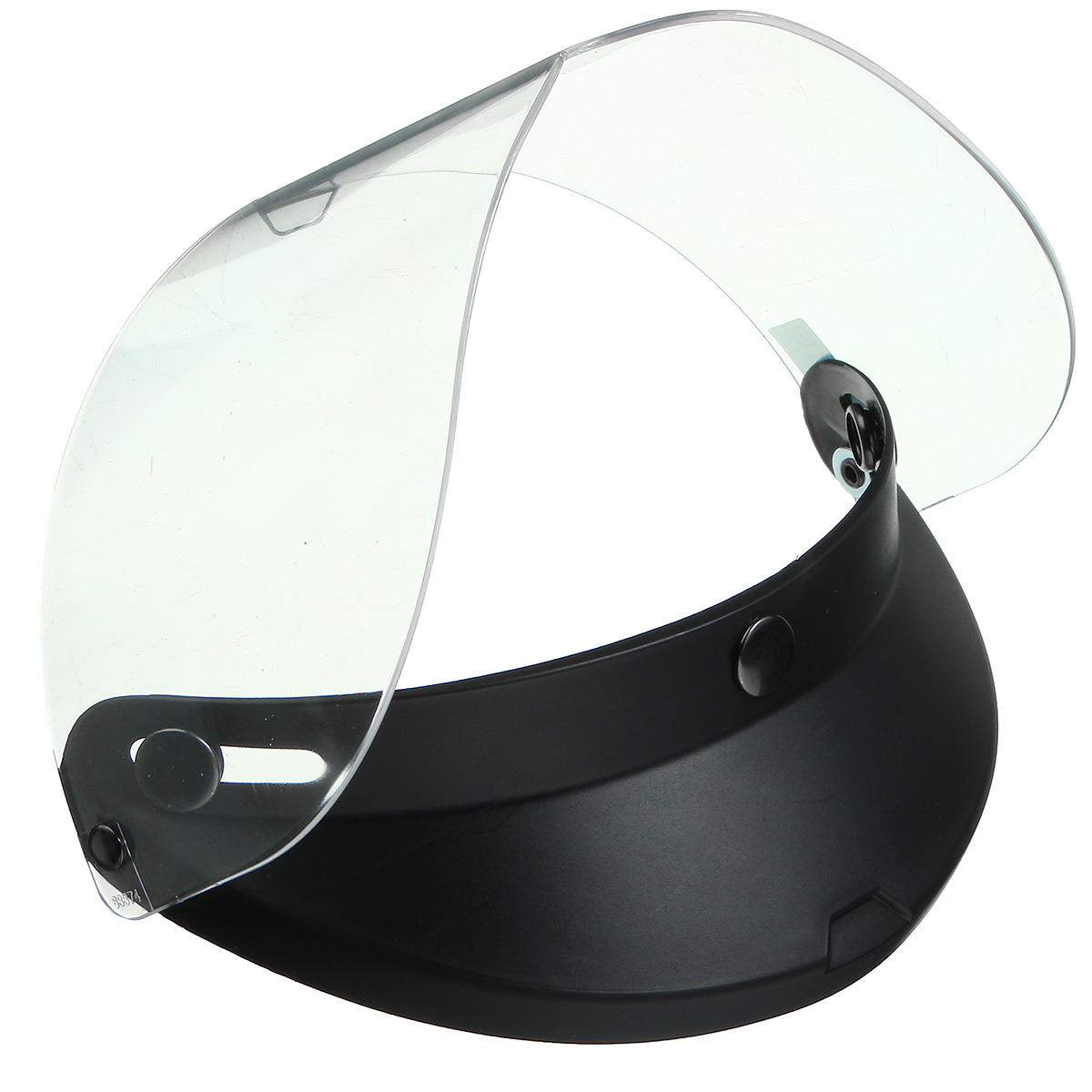 Universal 3 Snap Flip Up Visor Shield Wind Lens for Open Face