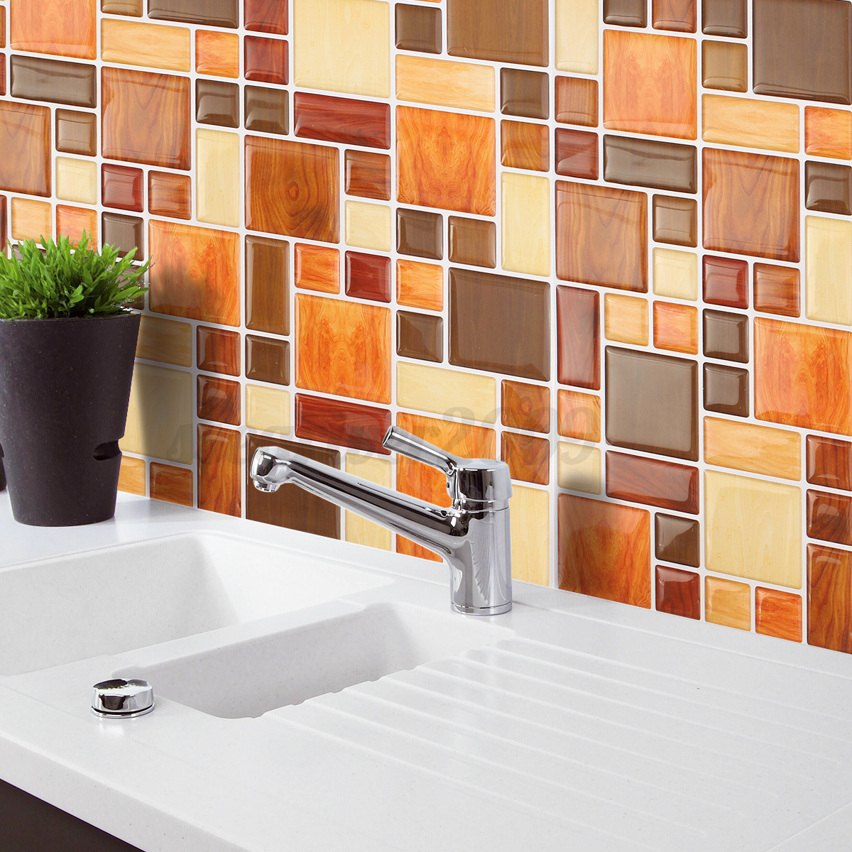 3d mosaic tile modern wallpaper foil sticker bathroom kitchen home 3d mosaic tile modern wallpaper foil sticker bathroom kitchen home