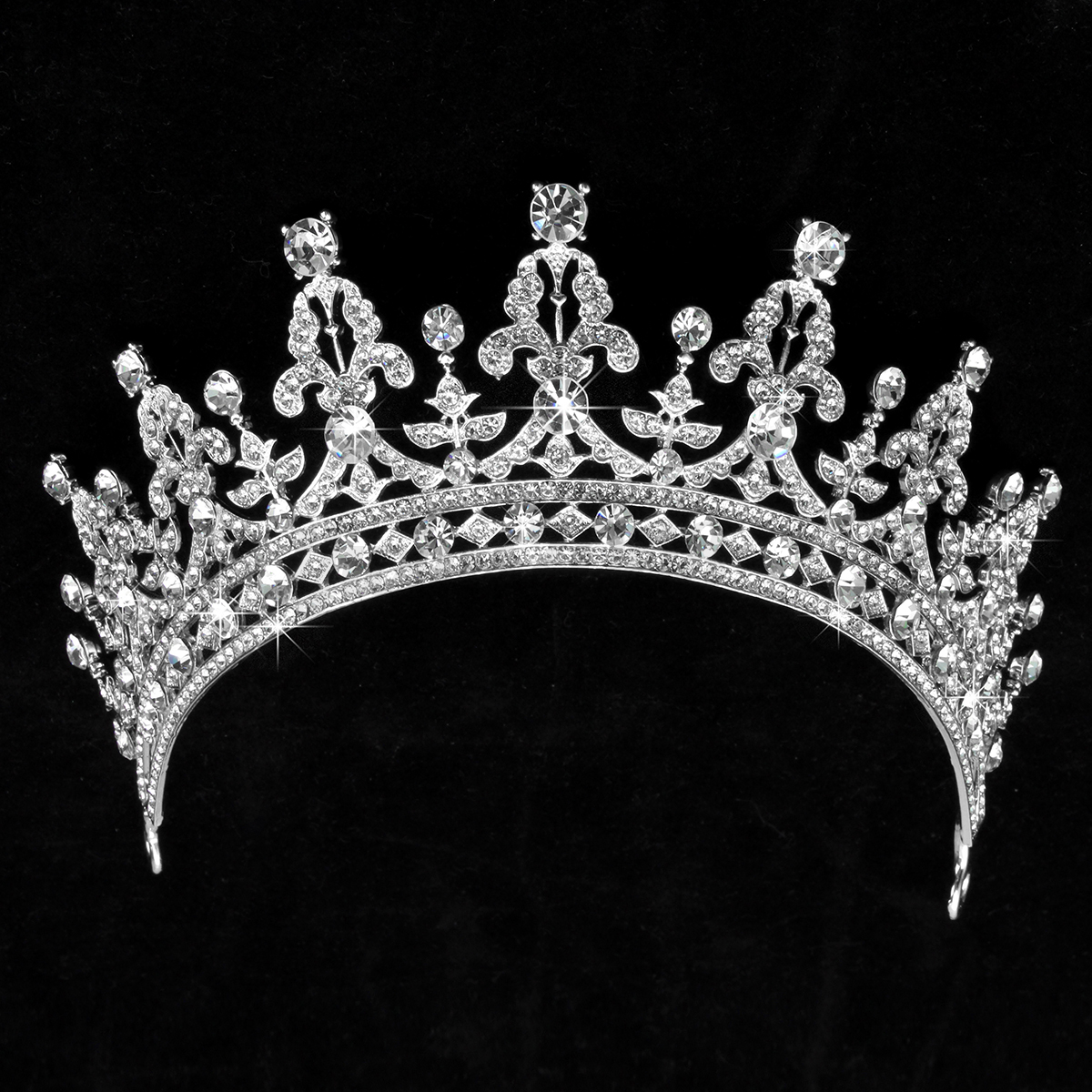 braut krone diadem tiara haarreif haar krone silber gold strass braut krone diadem tiara haarreif haar krone silber gold strass