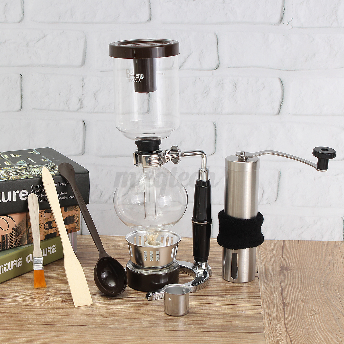 French Press Filters Coffee Maker Siphon Pot Stainless Steel Bean Grinder Manual eBay