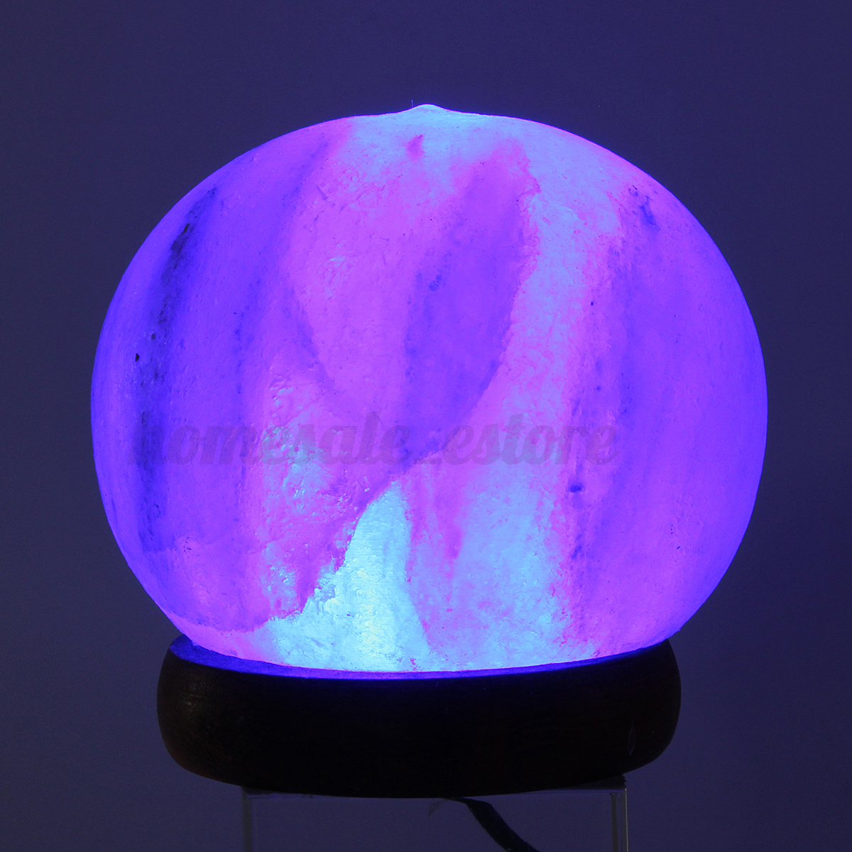 Himalayan Salt Table Lamp Crystal Rock Globe USB 7 Color Changing LED Lights eBay