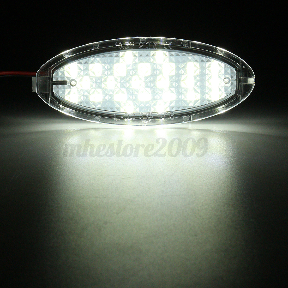 For Vauxhall Opel Astra F Corsa B Vectra 24LED License Number Plate Light Canbus - Picture 9 of 10